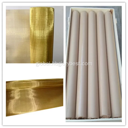 China Factory Supply Woven Wire Mesh Red Copper Supplier